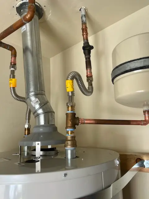 Water heater installation and plumbing repair in Normandie